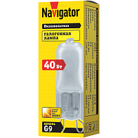 Лампа Navigator галогенная капсуль JCD9 40Вт G9 230В матовая