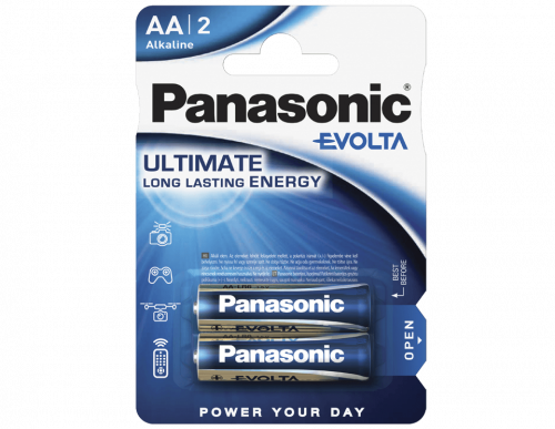 Panasonic Батарейка Тип AA EVOLTA 2шт бл