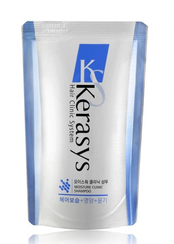 KeraSys Шампунь для волос  увлажняющий 500г (запаска)