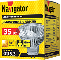 Лампа Navigator галоген с отражателем JCDR 35Вт  230В GU5.3