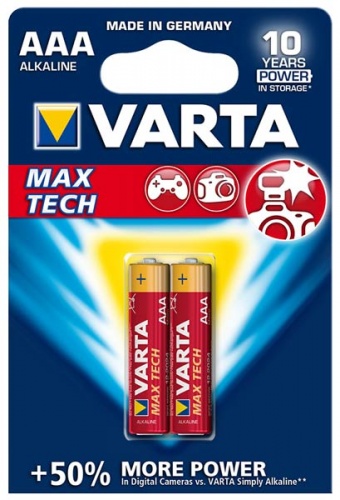 Varta Батарейка Тип AAA 4703 MAX Tech 2шт Varta Батарейка Тип AAA 4703 MAX Tech 2шт