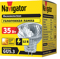 Лампа Navigator галоген с отражателем MR16 35Вт 12В GU5.3