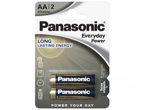Panasonic Батарейка Тип AA  Everyday 2шт бл
