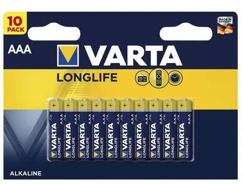Varta Батарейка Тип AAA  4103 Longlife 10шт