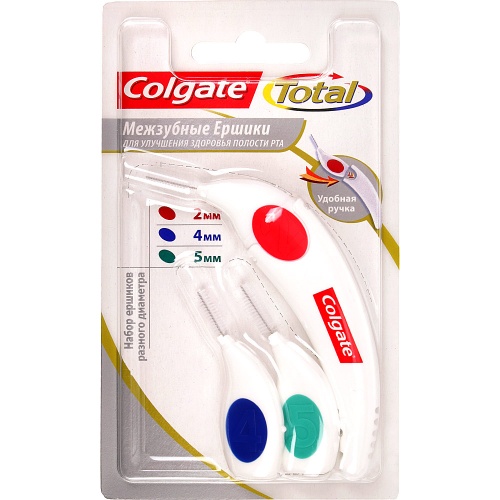 COLGATE Межзубные Ершики  2,4,5 мм