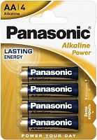 Panasonic Батарейка Тип AA  Alkaline 4шт бл