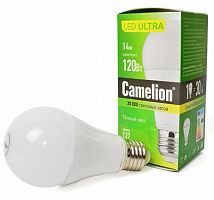 Camelion Лампа светодиодная  А60 14 Вт теплый свет Е27