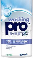 Lion Средство для мытья посуды Washing Pro, мягкая упаковка,  800 мл