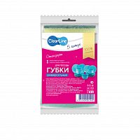 Губка поролон для посуды Стандарт 5 шт Clear Line