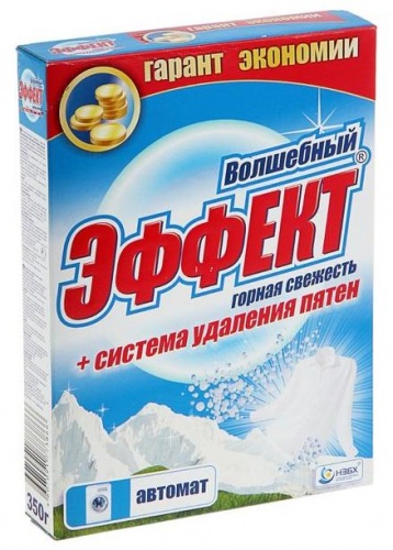 Волшебный эффект Стиральный порошок  Горная свежесть Автомат 350г. карт/п