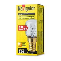 61 207 Navigator Лампа  NI-T25-15-230-E14-CL (для духовых шкафов)