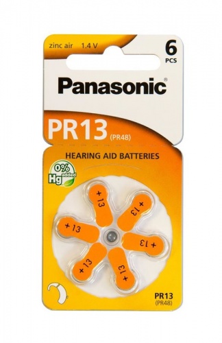 Panasonic Батарейка PR - 13 Н Japan 6шт/бл