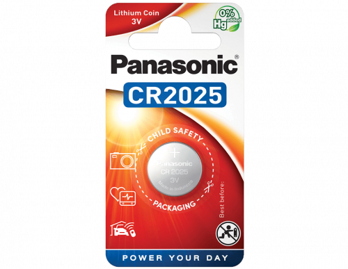 Panasonic Батарейка CR 2025 EP Japan 1шт/бл