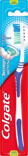 COLGATE Зубная щетка Эксперт чистоты средней жесткости COLGATE Зубная щетка Эксперт чистоты средней жесткости