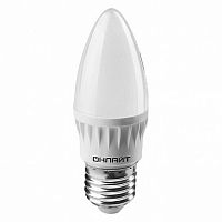 ОНЛАЙТ Лампа светодиодная OLL-C37-10-230-2.7K-E27-FR теплый свет