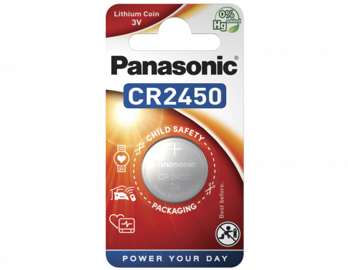 Panasonic Батарейка CR 2450 EP Japan 1шт/бл