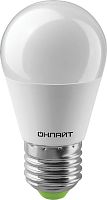 ОНЛАЙТ Лампа светодиодная OLL-G45-10-230-2.7K-E27 теплый свет