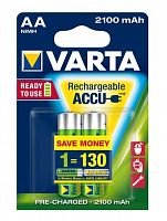 Varta  Аккумулятор  56706 R6 2100mAh Ni-Mh R2U 2шт/бл