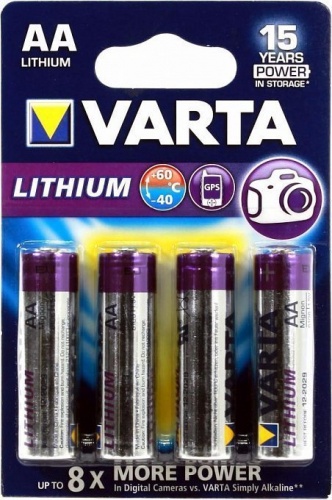Varta Батарейка Тип АА 6106 Lithium Professional  4шт
