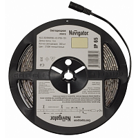 СД Лента Navigator NLS-3528R60-4.8-IP65-12V 5м
