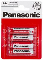 Panasonic Батарейка Тип AA Zinc Carbon 4шт бл