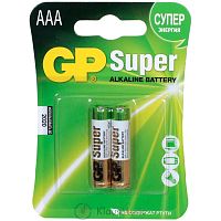 GP Батарейка super Тип ААА бл 2