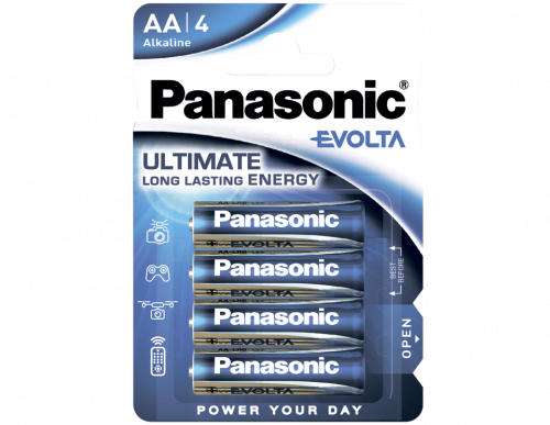 Panasonic Батарейка Тип AA  EVOLTA 4шт бл
