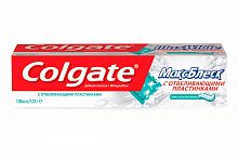 Colgate Паста Зубная Макс Блеск  100 мл c отбеливающими пластинками