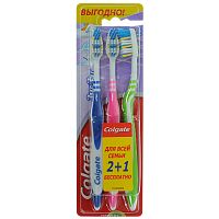 Colgate Зубная щетка Зиг Заг 2+1