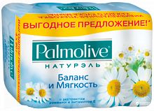 Palmolive Мыло  Баланс и Мягкость Ромашка 4*90 гр