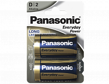 Panasonic Батарейка Тип D  Everyday 2шт на блистере