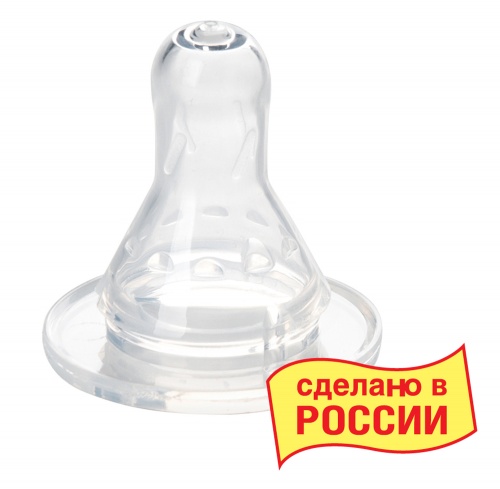 Курносики Соска силиконовая классическая,медленный поток, 1 шт. 