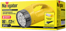 Navigator Фонарь NPT-SP13-ACCU кемпинговый 12+18LED, 90лм, АКБ 1.1Ач.