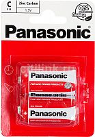 Panasonic Батарейка Тип "C"  Zinc Carbon R14RZ 2шт/бл