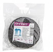61 152 ОНЛАЙТ Изолента ХБ OIT-H15-10/BL ХБ черная 100г 0,35х15мм 10м