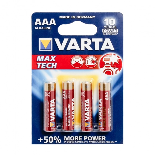 Varta Батарейка Тип AAA 4703 MAX Tech 4шт