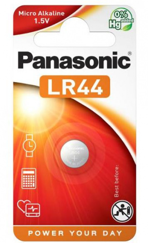 Panasonic Батарейка Power Cell LR44 1шт/бл